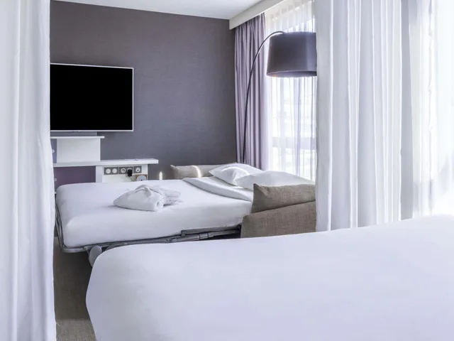 جناح تنفيذي بسرير كوين مع أريكة، Novotel Suites Paris Issy Les Moulineaux 6/10