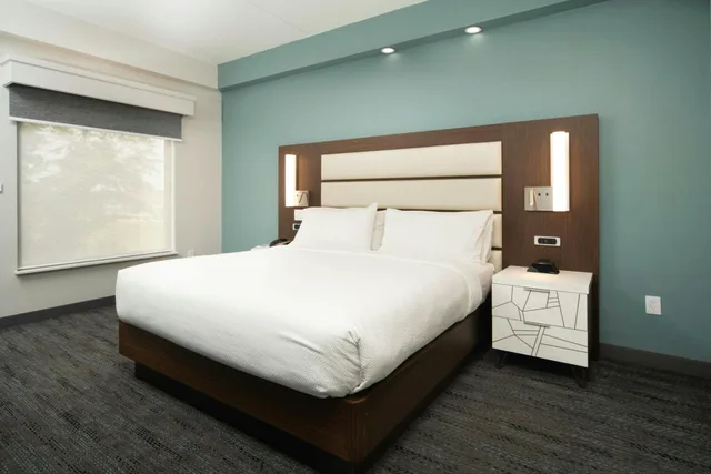 غرفة بسرير كينج بحوض استحمام لذوي الإعاقة، Four Points by Sheraton Fayetteville Fort Liberty 4/10
