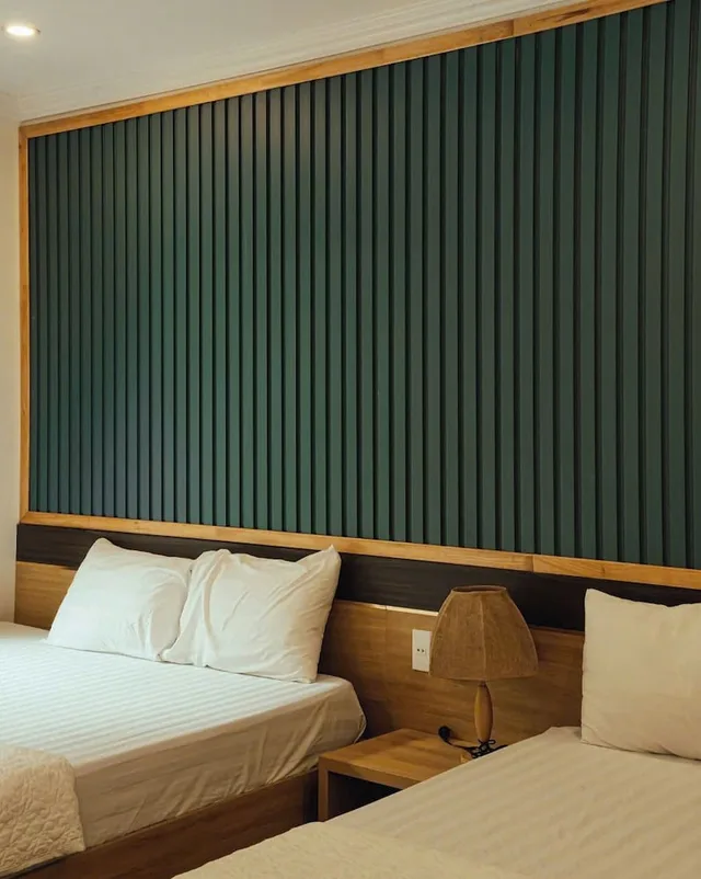 غرفة عائلية بسريرين كوين بإطلالة على المسبح، Catba Oasis Bungalows - Hostel 5/7
