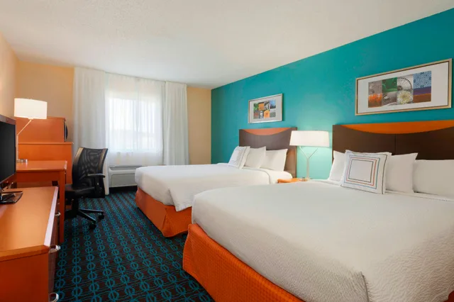 غرفة بسريرين كوين، Fairfield Inn & Suites Longview 1/3