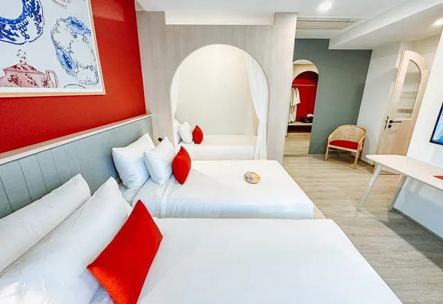 غرفة تنفيذية ثلاثية بسرير فردي، Hotel Midtown Ratsada 4/5