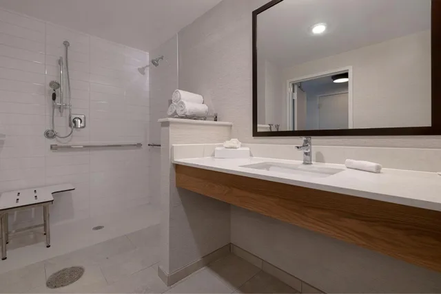 غرفة بسرير كينج بحوض استحمام لذوي الإعاقة، Fairfield Inn & Suites by Marriott Denver Airport at Gateway Park 8/10