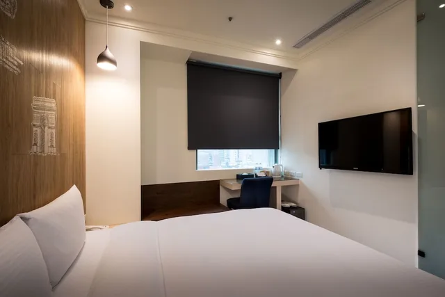 غرفة قياسية بسرير مزدوج، Merryday Hotel Banqiao Branch 4/7