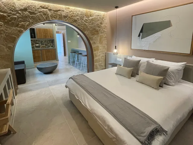 جناح ديلوكس بإطلالة على البحر، Vrachia Hotel 1/2