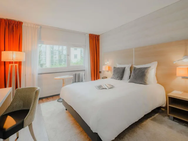 غرفة بريفيليج بسرير مزدوج بإطلالة على الحديقة، Mercure Annecy Sud 1/6