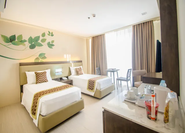 غرفة ديلوكس بسرير مزدوج أو سريرين منفصلين، Boracay Haven Suites 3/4