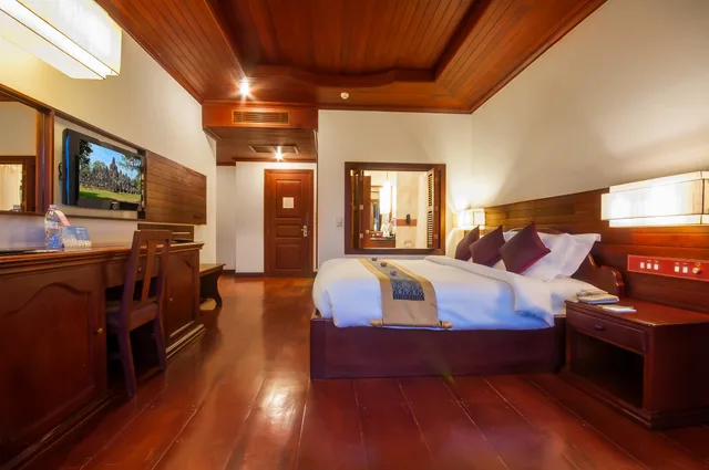 غرفة ديلوكس بسرير مزدوج أو سريرين منفصلين، Borei Angkor Resort & Spa 2/10