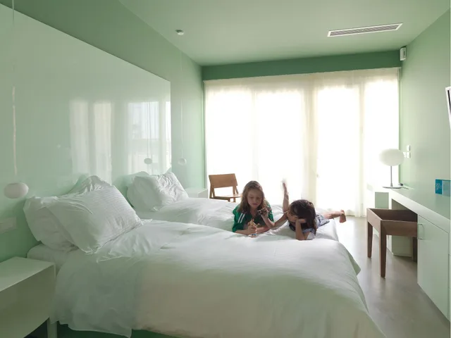 غرفة ديلوكس بسرير مزدوج بإطلالة جزئية على البحر، Sesa Boutique Hotel 3/7