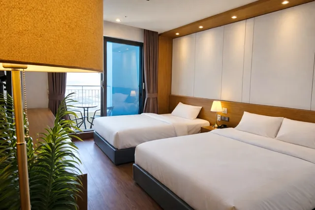Family, 1 Double and 1 Single Bed, Sea View, Western Grace Hotel 1/3