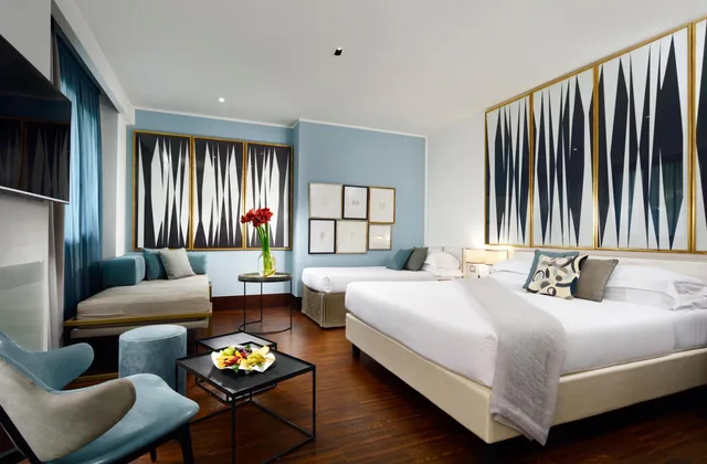 غرفة رباعية، Pulitzer Hotel Rome 2/5