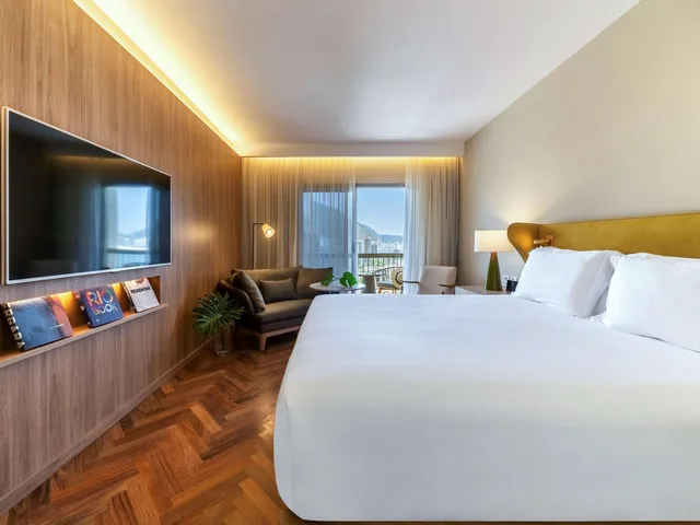 غرفة بسرير كينج بإطلالة على البحر، Fairmont Rio de Janeiro Copacabana 1/3