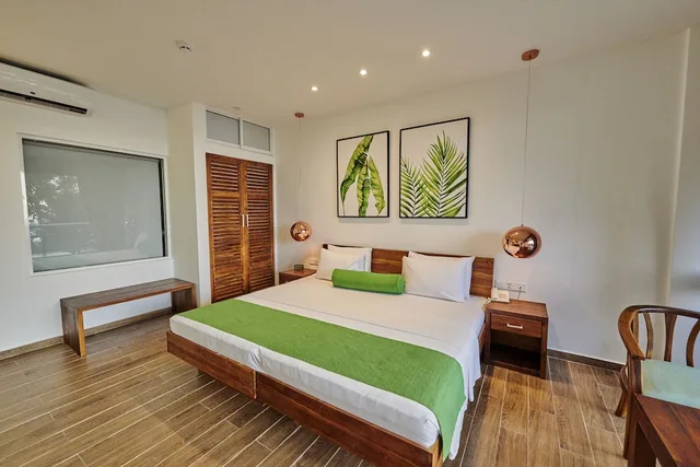 غرفة ديلوكس بسريرين منفصلين بإطلالة على الحديقة، Agnus Luxury Villa - Unawatuna 4/10