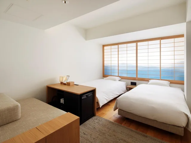 غرفة بسريرين منفصلين، Hotel androoms Kyoto Shichijo 5/8