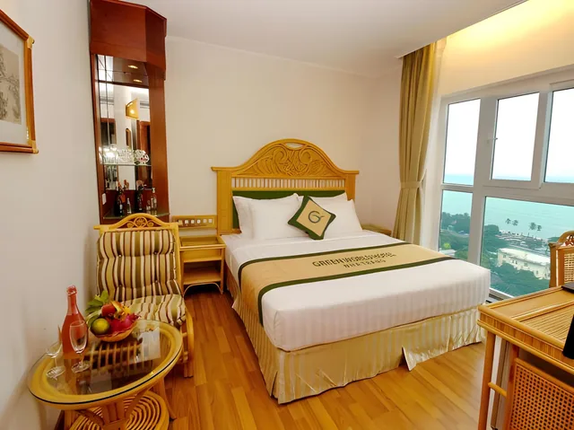 غرفة عائلية بسرير كينج بإطلالة على البحر، GREEN WORLD HOTEL NHA TRANG 1/1