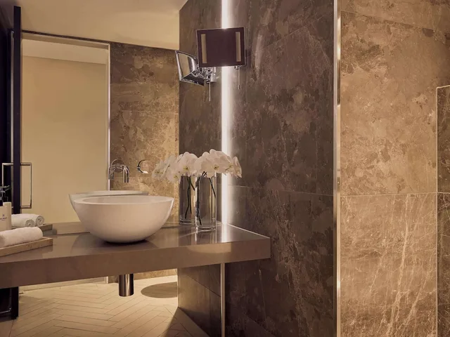 جناح بريميير بسرير كينج بإطلالة على المدينة بمنطقة جلوس بحوض استحمام، SOFITEL BRISBANE CENTRAL 8/10