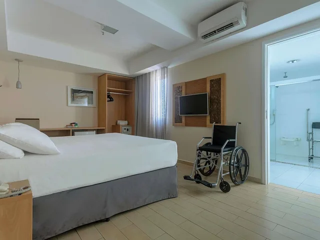 غرفة قياسية بسرير مزدوج لذوي الإعاقة، Mercure Maceio Pajucara 3/8