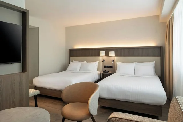 غرفة بسريرين مزدوجين، AC Hotel by Marriott Birmingham NEC and Airport 1/8