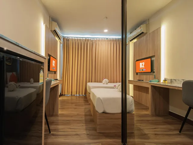 غرفة ديلوكس، B2 Khamtieng Boutique Budget Hotel 3/3