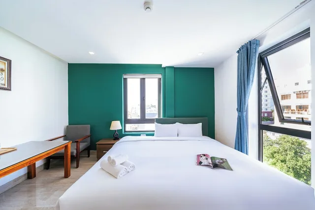 Junior, Studio, King Bed, Beach Side، Ocean Garden Boutique Danang By Haviland 4/10