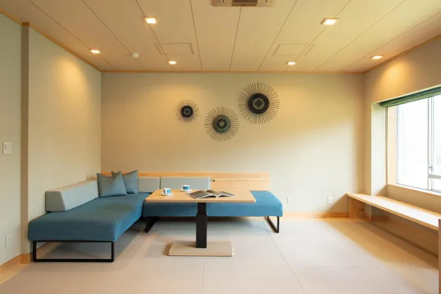 Renovated, Twin Beds, Lake View, 2 Sofa, Tatami, West Wing, Fuji Lake Hotel 3/6