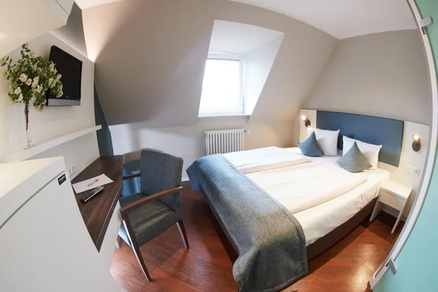 غرفة اقتصادية بسرير كينج، Stadthotel Freiburg 3/6