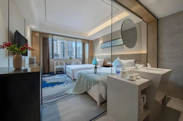 غرفة قياسية بسريرين منفصلين، Shangyuan Shimao Grand Hotel 2/2
