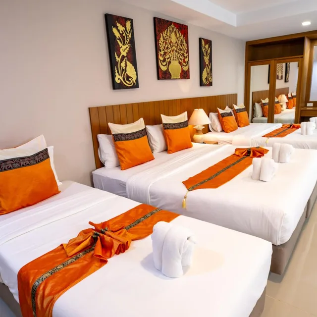 غرفة ديلوكس عائلية، Huen Jao Ban Hotel 1/9