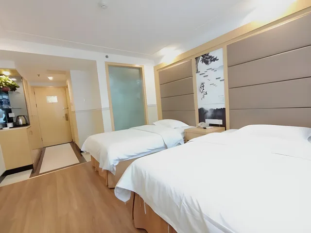 غرفة بسريرين منفصلين بإطلالة، Greentree Inn Huangshan She County Huizhou Ancient City Middle Huangshan Road Hotel 3/3
