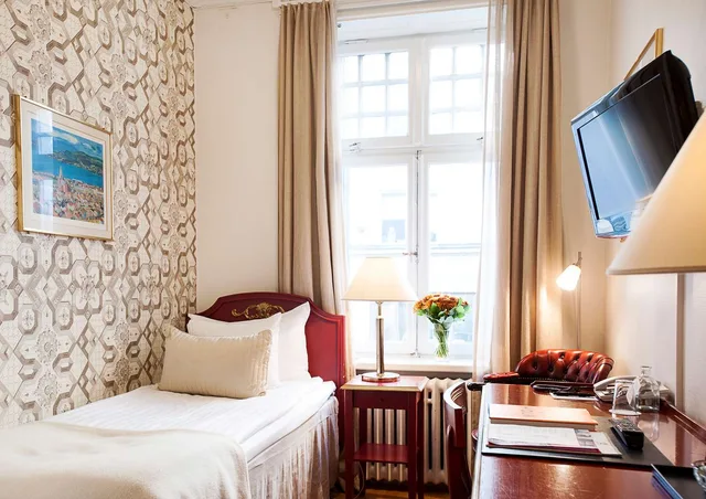 غرفة اقتصادية بسرير فردي بحوض استحمام، Hotel Kung Carl, Worldhotels Crafted 1/3