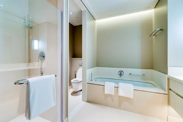 2 Bedrooms, Apartment, Queen Bed, Partial Burj View، Vida Residences Downtown 4/4