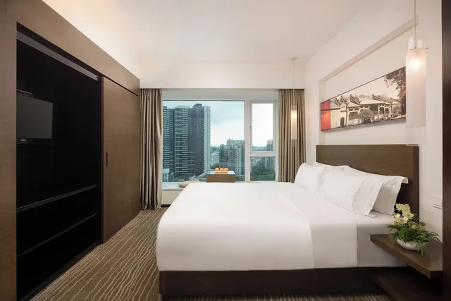 جناح سوبيريور بسرير كوين وسرير مزدوج بغرفتي نوم، Yuwa Hotel 3/8