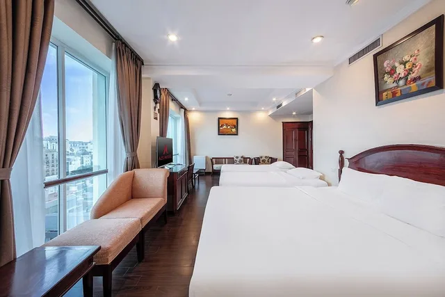 جناح عائلي بسرير كينج وسريرين منفصلين، A25 Hotel - 15 Tran Quoc Toan 4/7