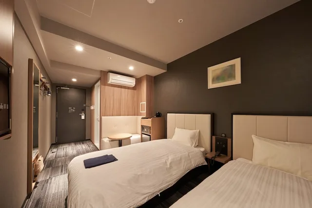 غرفة بسريرين منفصلين، Welina Hotel Premier Nakanoshima West 2/3