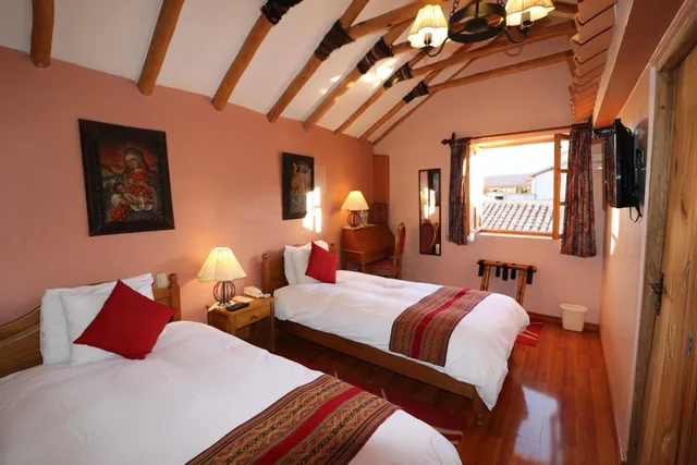 غرفة بسريرين منفصلين، Hotel Y Mirador Los Apus 3/8