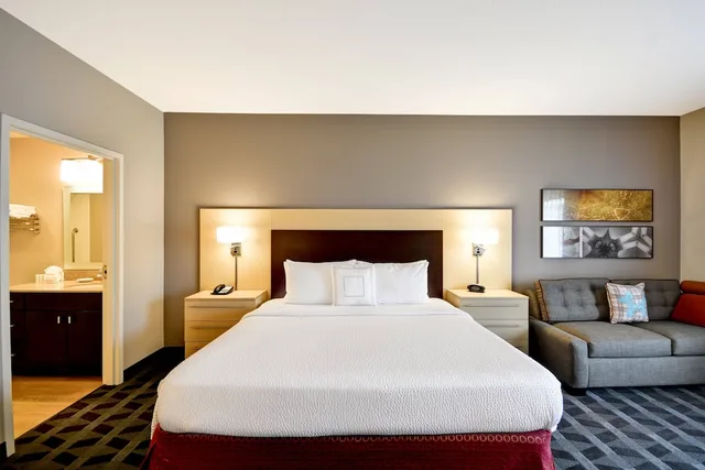 Studio, King Bed, Sofa, Kitchen, Accessible, Towneplace Suites By Marriott Dallas Lewisville 1/3