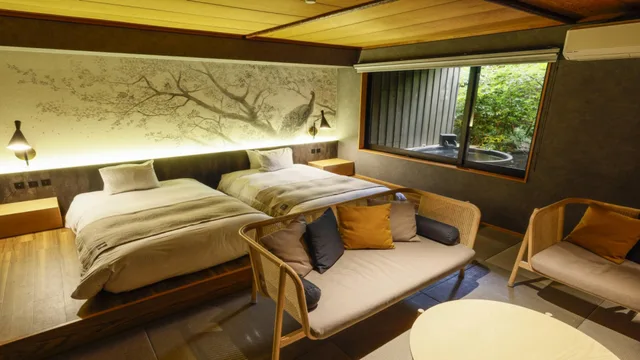 Japanese Western, Outdoor Hot Spring Bath، Yoshidaya Sannokaku 1/1