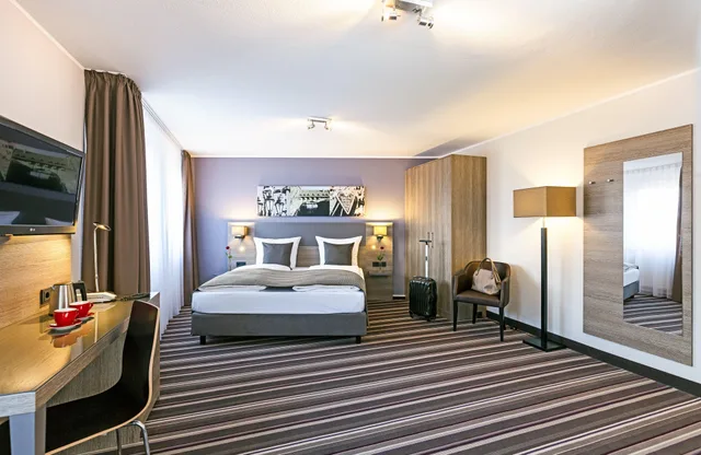 غرفة سوبيريور بسرير مزدوج أو سريرين منفصلين، Leonardo Hotel Nurnberg 6/10