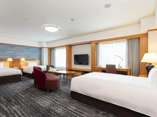 غرفة بزنس ثلاثية بسريرين منفصلين مع أريكة، Hotel Nikko Kansai Airport 3/3