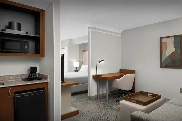 استوديو بسرير كينج مع أريكة بحوض استحمام لذوي الإعاقة، Springhill Suites By Marriott Lynchburg Airport/University Area 8/8