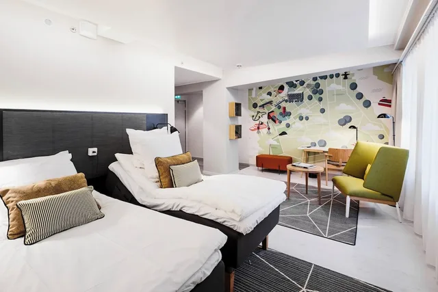 غرفة قياسية بسريرين منفصلين لذوي الإعاقة، Hotel Indigo Helsinki - Boulevard 1/2