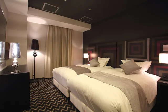 غرفة قياسية بسريرين منفصلين بغرفتي نوم، Centurion Hotel Grand Kobe Station 1/2