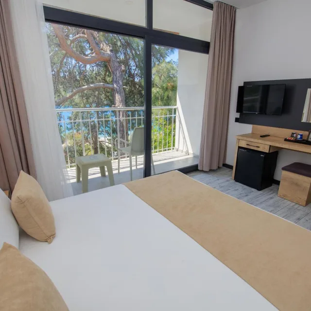 غرفة عائلية بإطلالة على البحر، Meri Hotel Oludeniz 4/7