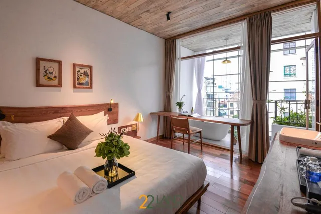 غرفة سوبيريور بسرير كينج بشرفة، 22Land Hotel and Residence 5/10