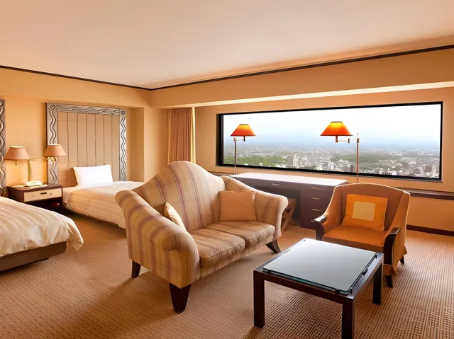 Semi Room, Deluxe, Triple, 2 Semi Double Beds، Okura Act City Hotel Hamamatsu 1/1