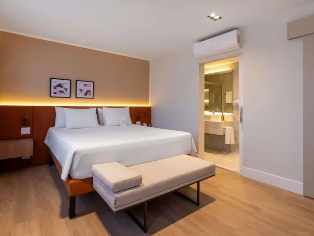 جناح جونيور بسريرين منفصلين بإطلالة على المدينة مع أريكة، Mercure Sao Paulo Vila Olimpia 2/10