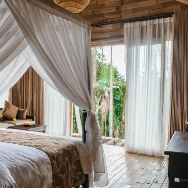 1 Bedroom, Bamboo, Villa, King Bed، Wadari Retreat Villa Ubud 3/10