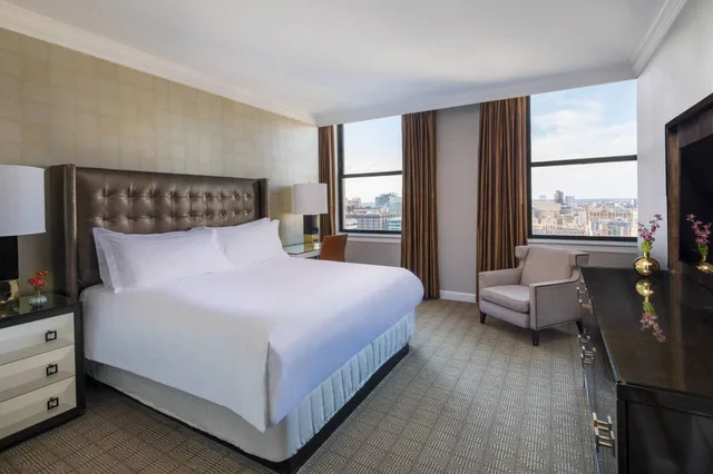 غرفة ديلوكس بسرير مزدوج بإطلالة، The Ritz Carlton Philadelphia 1/2