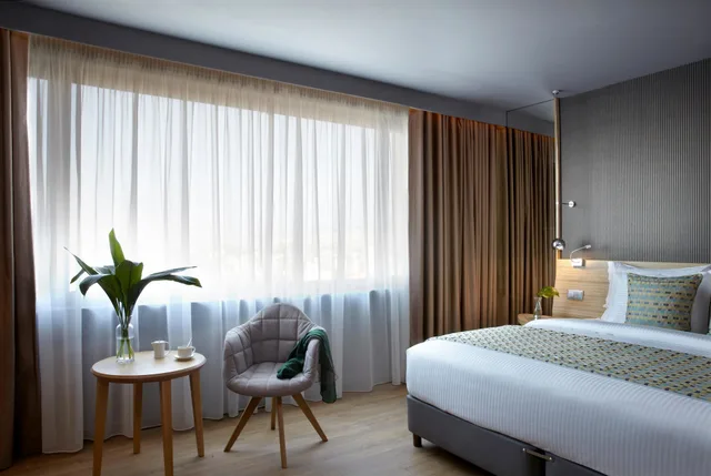 غرفة قياسية بسرير كينج بإطلالة على المدينة، Wyndham Grand Athens 5/8