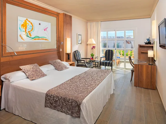 غرفة كومفورت بسريرين منفصلين بإطلالة على الحديقة، Hotel Jardines De Nivaria 3/9