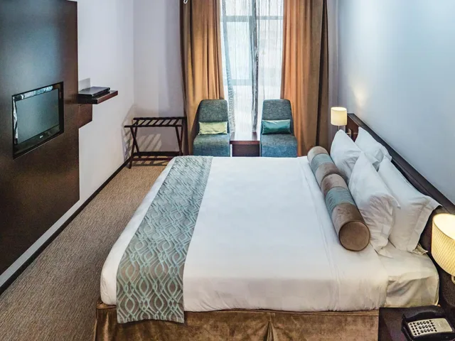 شقة ديلوكس بسرير كينج بإطلالة على المدينة بغرفتي نوم، Signature Hotel Apartment Spa Marina 3/10